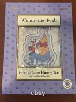 2025 Winnie The Pooh Friends Love Hunny Too 1 oz Silver Coin By Agoro