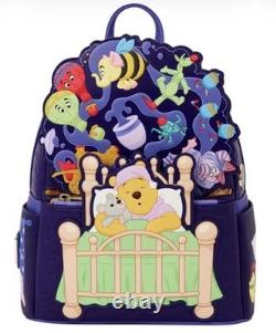 2026 Disney D23 Loungefly Winnie the Pooh Heffalumps Woozles Backpack IN HAND