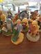 21 Lenox Collectible Disney Winnie The Pooh Thimble Figures With Shelf (no Boxes)