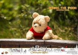 24cm HOT TOYS CHRISTOPHER ROBIN WINNIE THE POOH MMS502 Collectible Figure Toys