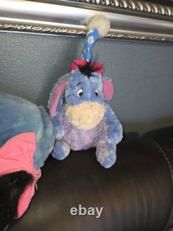 33 Disney Eeyore Vintage VTG Plush And Assorted Seasonal Bears Lot