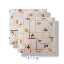 5pc Winnie the Pooh Bedding Full Queen Comforter 2 Sham 2 Throw Pillows NEW