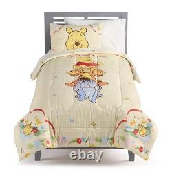 5pc Winnie the Pooh Bedding Full Queen Comforter 2 Sham 2 Throw Pillows NEW 5pc Winnie the Pooh Bedding Full Queen Comforter 2 Sham 2 Throw Pillows NEW