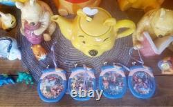 60's-90's WINNIE THE POOH Disney Lrg Collection COOKIE JARS, FIGURINES Etc