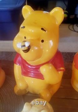 60's-90's WINNIE THE POOH Disney Lrg Collection COOKIE JARS, FIGURINES Etc