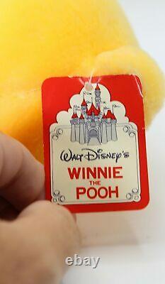 70s Walt Disney Productions World Disneyland 8 Winnie the Pooh Bear Plush Doll