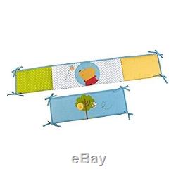 7pc Disney Winnie The Pooh Unisex Crib Bedding Set Wall Art Blanket Bumper