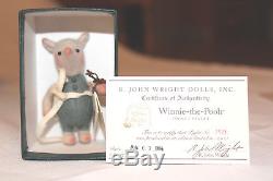 8 Piece Set Winnie the Pooh Pocket Series R. John Wright Mint in Boxes