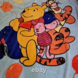 84×61 Huge World Class Mink Blanket Plush Vintage Winnie-the-Pooh