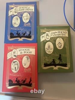 A A Milne The Complete Winnie the Pooh. Three volumes. Folio Society