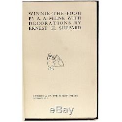 A. A. Milne WINNIE THE POOH 1926 FIRST PRINTING FIRST EDITION
