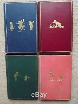 A. A. Milne Winnie The Pooh Books Complete 4 Volume Collection 1924-28 Methuen