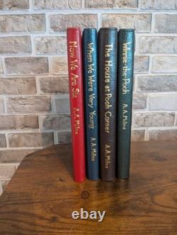 A. A. Milne Winnie-the-Pooh Easton Press Four Volume Collector's Edition Set