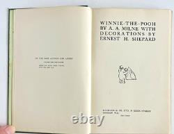 A. A. Milne-Winnie the Pooh Fifth Edition 1927 Mathuen & Co Decorations E Shepard