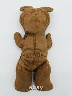 Antique 1930's Winnie the Pooh & Piglet Cloth Stuffed Primitive Homemade Dolls