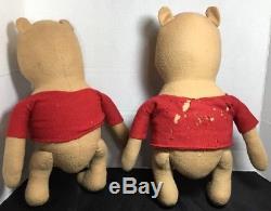 Antique Lot of Agnes Brush Winnie the Pooh and Friends 1940's Pre-Disney Doll