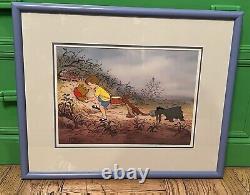 Authentic Limited Edition DISNEY CEL Winnie The Pooh and The Honey Tree