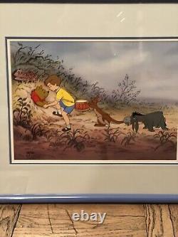Authentic Limited Edition DISNEY CEL Winnie The Pooh and The Honey Tree