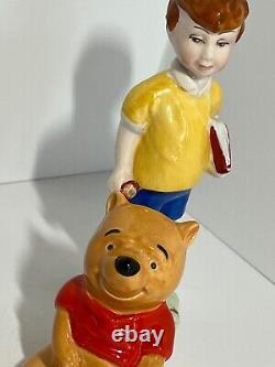 Beswick England Ceramic Winnie The Pooh & Christopher Robin Vintage Rare Fine