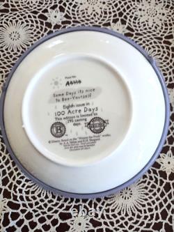 Bradford Exch. Lot Of 10 Disney Winnie The Pooh 3D Plates, 100 Acre Days Series