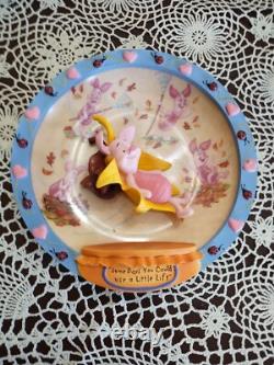 Bradford Exch. Lot Of 10 Disney Winnie The Pooh 3D Plates, 100 Acre Days Series