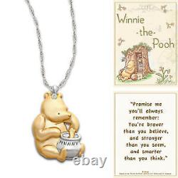 Bradford Exchange Classic Winnie the Pooh Pendant Necklace