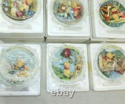 Bradford Exchange Disney Winnie The Pooh And Friends Plates Collection Set 12