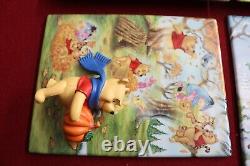 Bradford Exchange Winnie the Pooh Together is Our Favorite Place to Be Tile Set