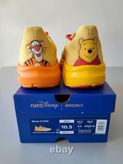 Brooks Ghost 17 X Disney Winnie the Pooh Mens Running Walking Shoes Honey Yellow