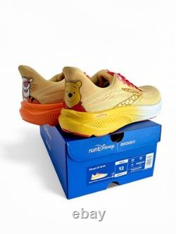 Brooks Ghost 17 X Disney Winnie the Pooh Mens Running Walking Shoes Honey Yellow