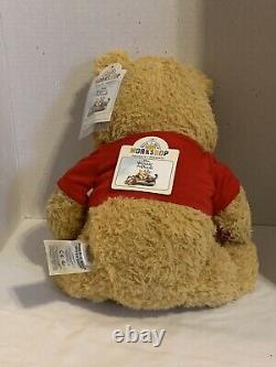Build A Bear 2020 WINNIE-THE-POOH W/red Shirt,Hunny Pot,sound,.SOLD OUT 