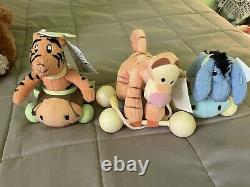 CLASSIC POOH LOT New Disney Winnie the Pooh Tigger Eeyore Piglet Plush Baby