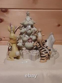 COLLECTIBLE Lenox Pooh's Tree Trimming Party Disney Showcase Collection NO BOX