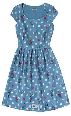 Cath Kidston x Disney Winnie The Pooh Dress Size 16 Limited Edition RARE