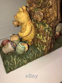 Charpente Classic Winnie the Pooh Poo Bookends Walt Disney Nursery Library 7