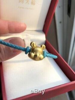 Chow Tai Fook Winnie The Pooh 24K 999 Gold Charm Bracelet