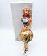 Christopher Radko Disney Winnie The Pooh Glass Christmas Topper In Box