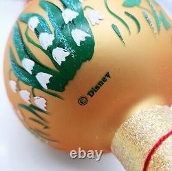 Christopher Radko Disney Winnie the Pooh Glass Christmas Topper in Box