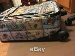 Christopher Robin Disney Winnie the Pooh Carry On Tapestry Luggage Suitcase