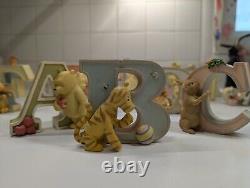 Classic Winnie The Pooh Alphabet- Retired- Full Set