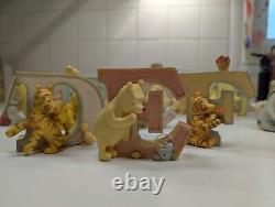 Classic Winnie The Pooh Alphabet- Retired- Full Set