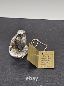 Classic Winnie The Pooh Hudson Pewter Figurines Lot Of 4 Piglet Owl Kanga Pooh