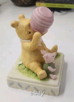 Classic Winnie The Pooh & Piglet Honey Pot Nightlight Porcelain, Charpente
