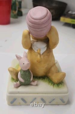 Classic Winnie The Pooh & Piglet Honey Pot Nightlight Porcelain, Charpente