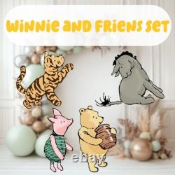 Classic Winnie the Pooh Cutout Decoration, Honey Bear Baby Birthday, Baby Shower