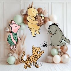 Classic Winnie the Pooh Cutout Decoration, Honey Bear Baby Birthday, Baby Shower