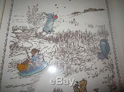 Classic Winnie the Pooh Pin set framed limited edition with 5 pins #2355