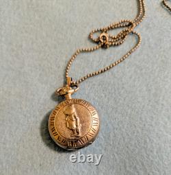 Classic Winnie the Pooh and Christopher Robin Krementz Quartz Watch on Chain
