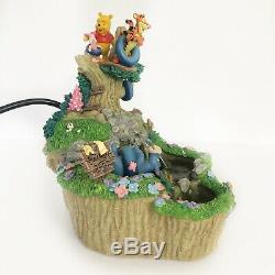 Collectible Vintage Disney Winnie The Pooh Water Fountain With Original Box Rare