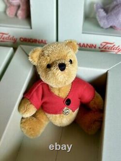 Complete Hermann Winnie the Pooh Rare Limited Edition Set Of 4 Bears In Boxes